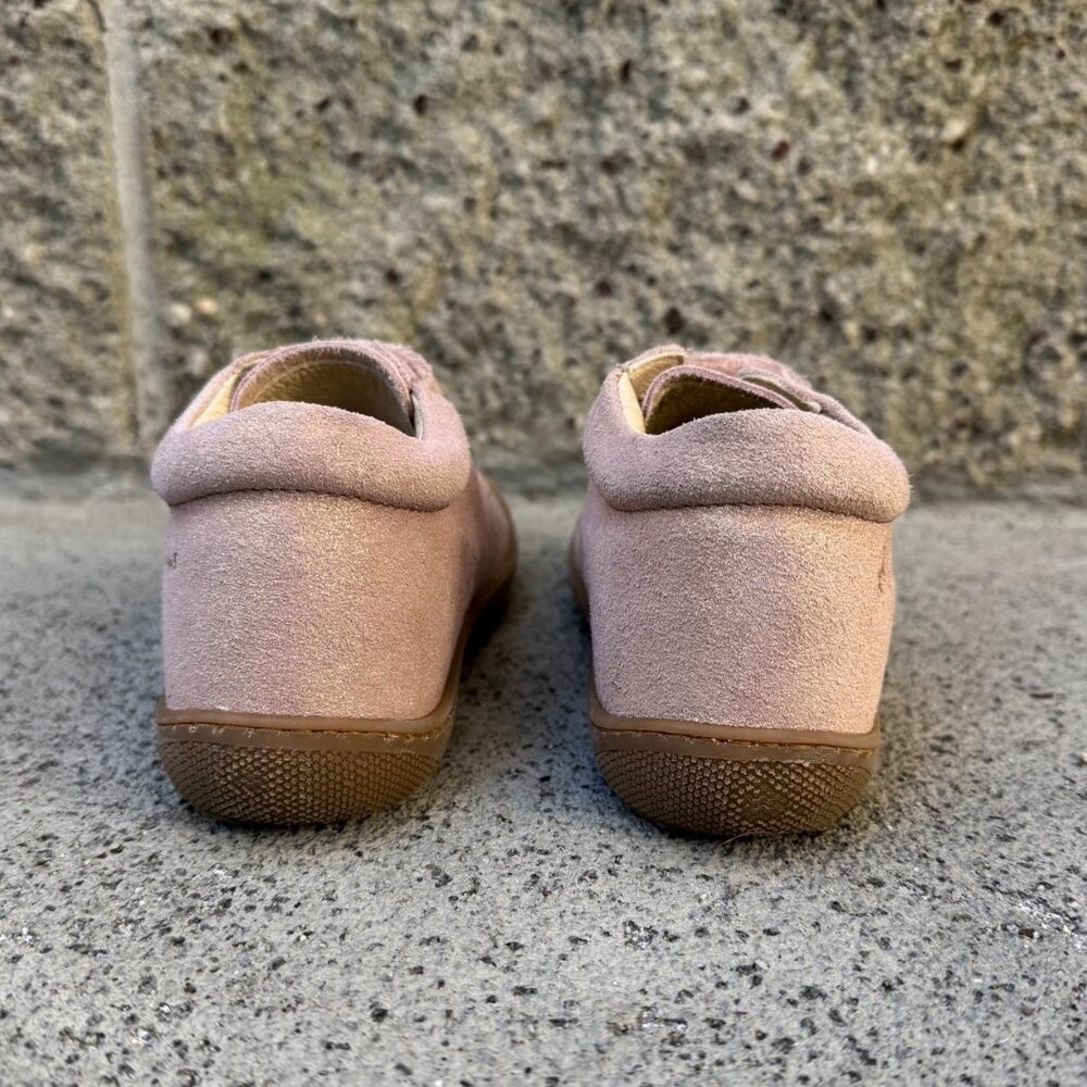NATURINO Cocoon VL Shoes Girls 29 US 12 Pink Suede Glitter Sneakers Bootie Shoe - Picture 6 of 9